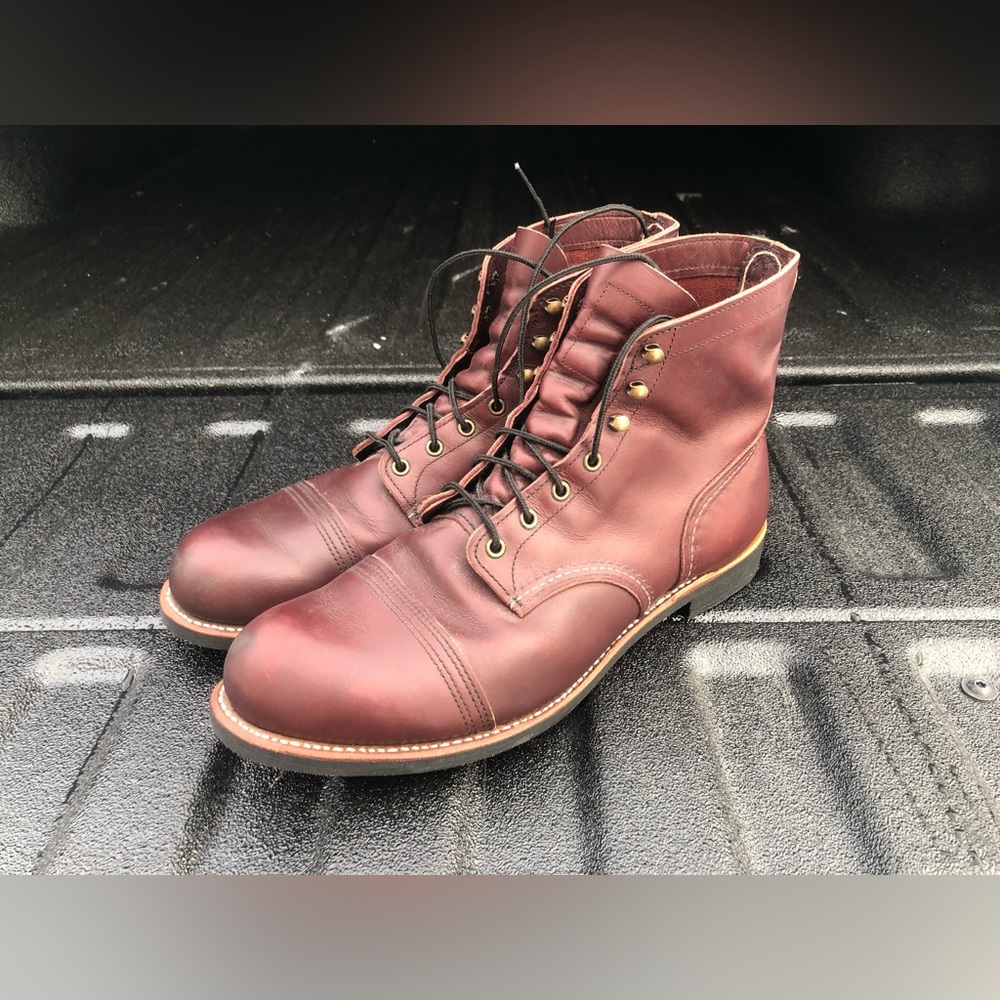 Mens Red Wing Iron Ranger Oxblood Mesa 8119 Refurbished w/New Outsoles Size 14!